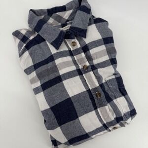 American Eagle Outfitters Plaid Boyfriend Fit Flannel Shirt Women Small